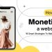 How to monetize a website