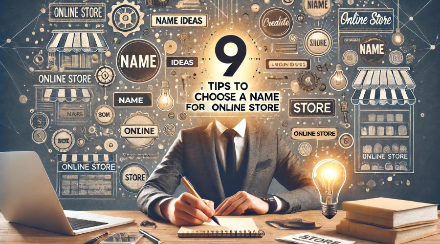 9 نصائح لاختيار أفضل اسم متجر على الإنترنت