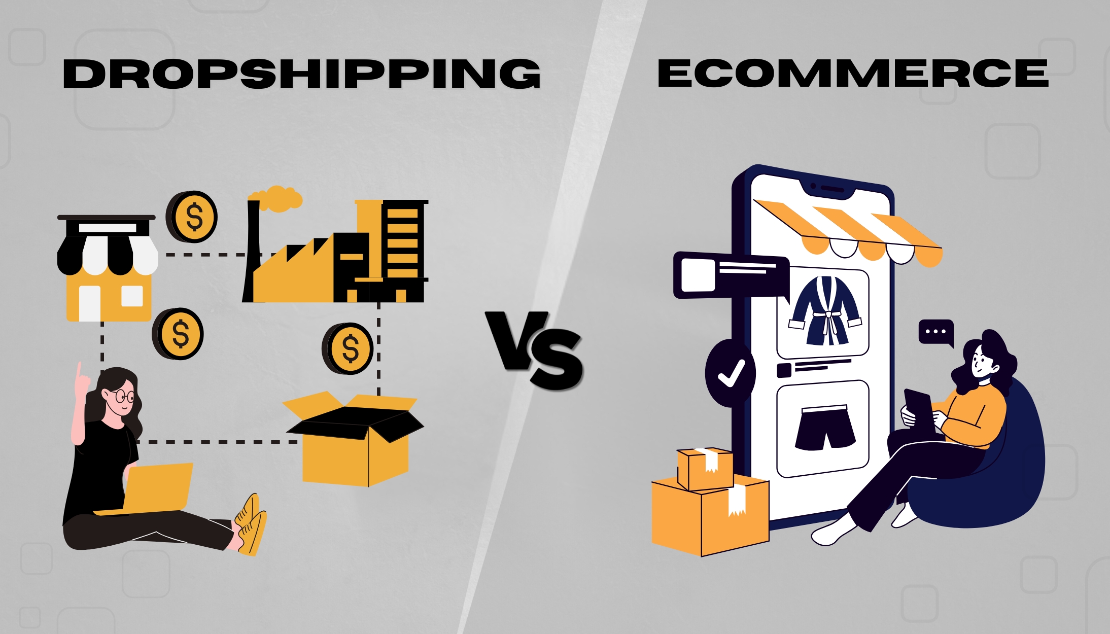 Difference Between Dropshipping And Ecommerce