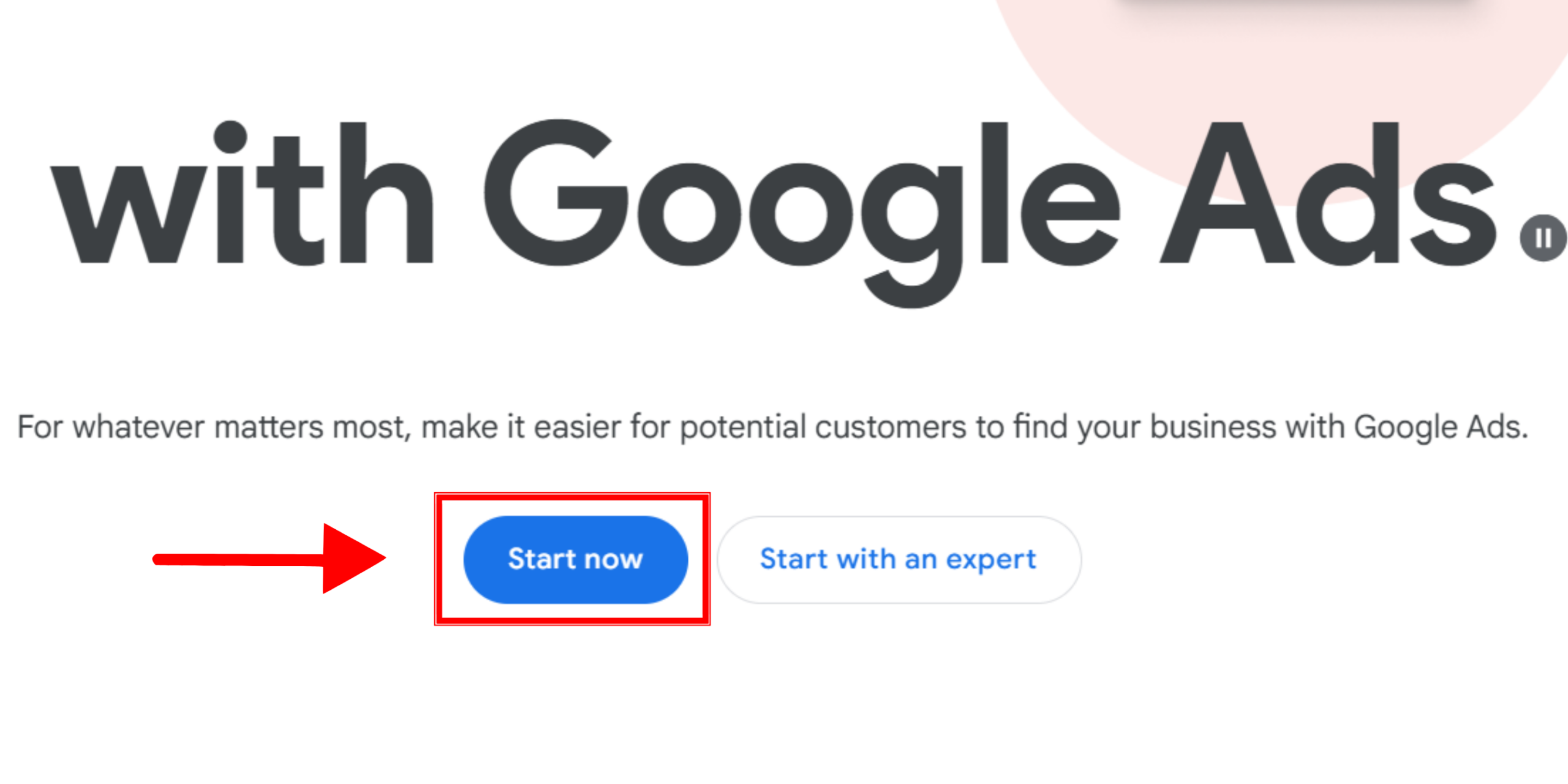 google ad sign up