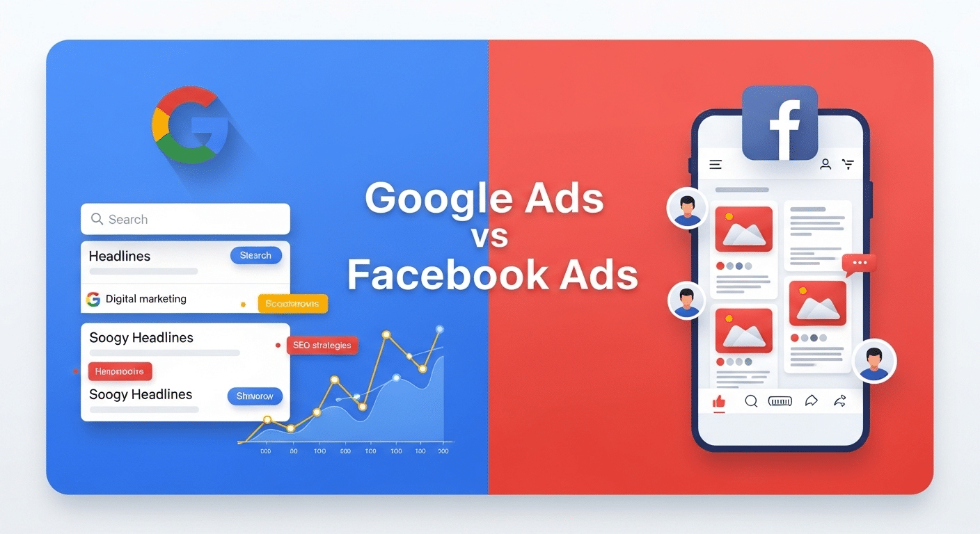 Facebook Ads vs Google Ads Ecommerce